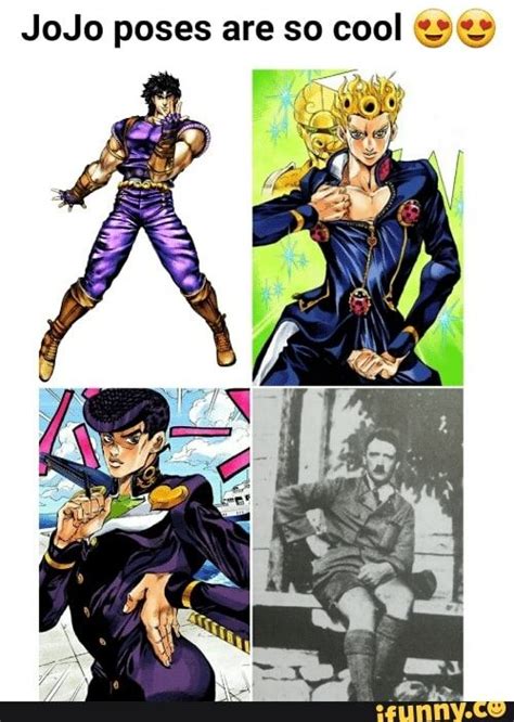 funny jojo poses.